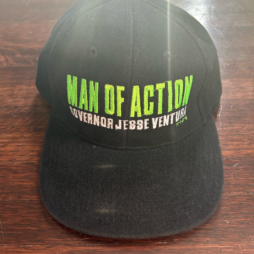 Black 'Man of Action' Cap
